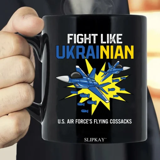 Fight Like Ukrainian Love Ukraine Mug