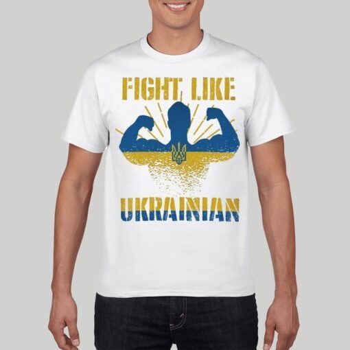 Stop Russian Fight like Ukrainian Stand with Ukraine Fuck Putin Shirt