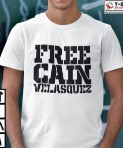 Free Cain In Support Of Cain Velasquez Tee Shirt