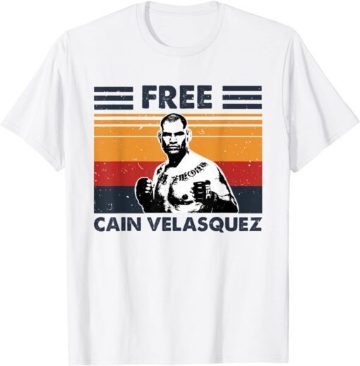 Free Cain-Velasquez Retro Vintage Premium Tee Shirt