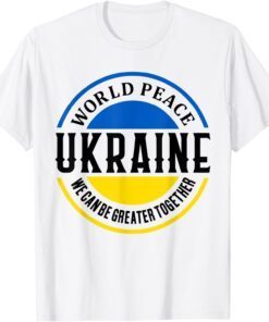 Free Ukraine I Stand With Ukraine Support Ukraine Ukrainian Love Ukraine Shirt
