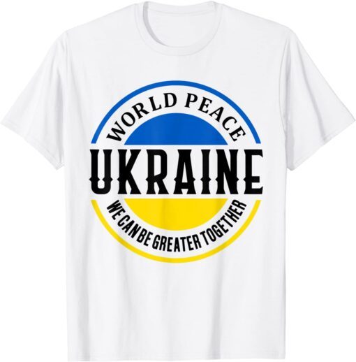 Free Ukraine I Stand With Ukraine Support Ukraine Ukrainian Love Ukraine Shirt
