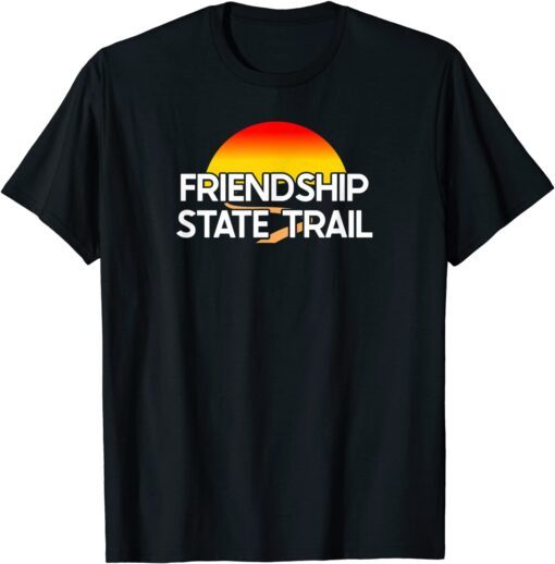 Friendship State Trail USA Rail Trail Biking Tee Shirt