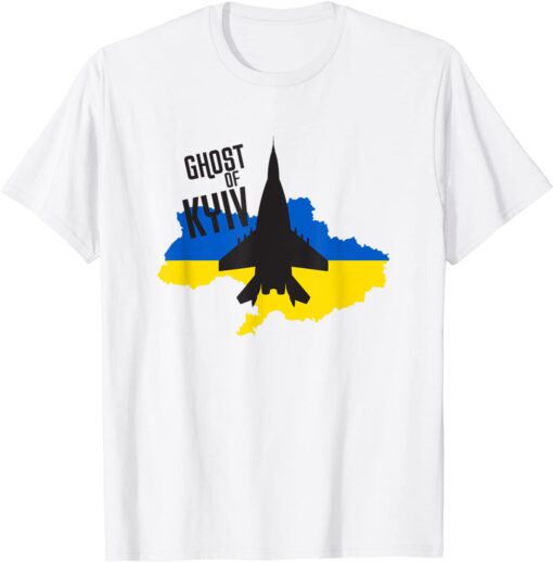 Ghost of Kyiv - MIG 29 Fight Pilot Ace of Ukraine Peace Ukraine T-Shirt