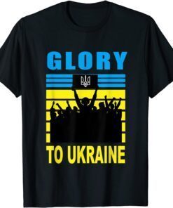 Glory To Ukraine I Stand With Ukraine Ukrainian Freedom Free Ukraine Shirt