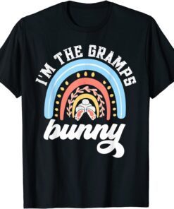 Gramps Easter Day Matching Family Party Bunny Rainbow Style Tee Shirt