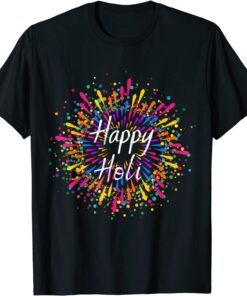 Happy Holi Indian Celebration Colors India Hindu Spring Tee Shirt
