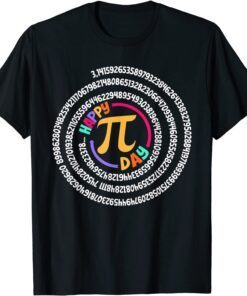 Happy Pi Day Math Teachers Student Professor Pi Day Tee Shirt