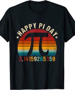 Happy Pi Day Mathematic Math Teacher Vintage T-Shirt