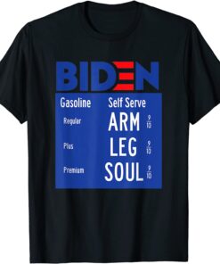 High Prices Inflation Bad Economy Gas Pump Joe Meme T-Shirt