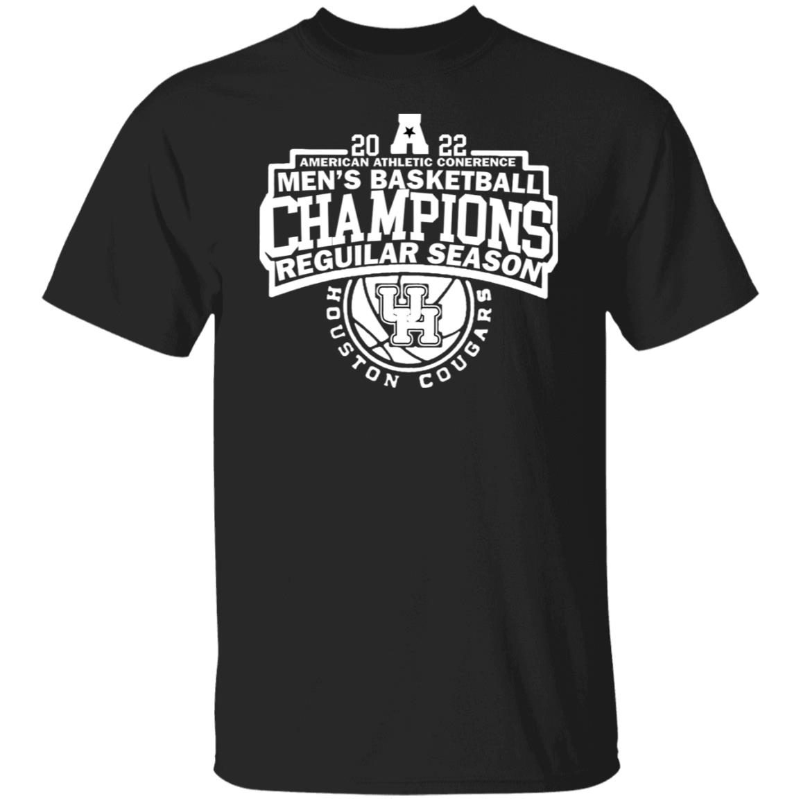 Houston Men’s Basketball 2022 Acc Regular Season Champions Tee Shirt ...