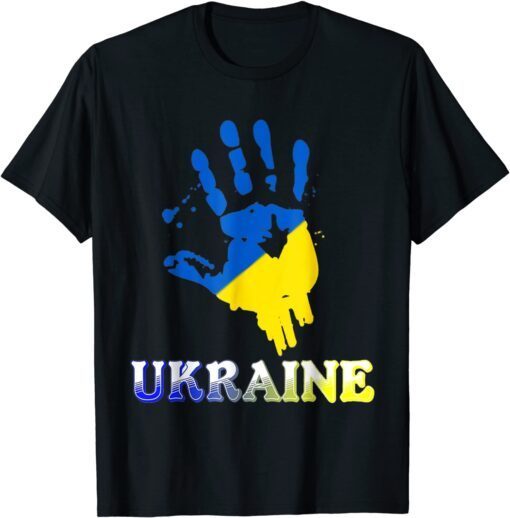 I Stand With Ukraine Flag Support Ukraine Peace Ukraine Shirt