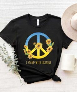 I Stand With Ukraine Sunflower Ukraine Peace Ukraine Shirt