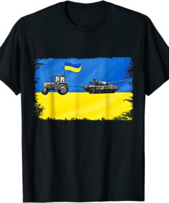 I Stand With Ukraine Ukrainian Farmer Steals Tank Love Ukraine Shirt