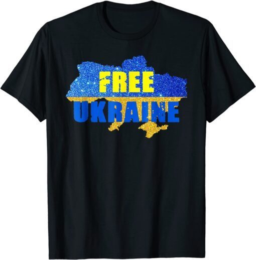 I Stand With Ukraine Ukrainian Flag Supporting Ukraine Peace Ukraine Shirt