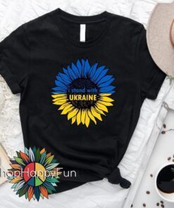 I Stand With Ukraine sunflower Pray for Ukraine Love Ukraine Shirt