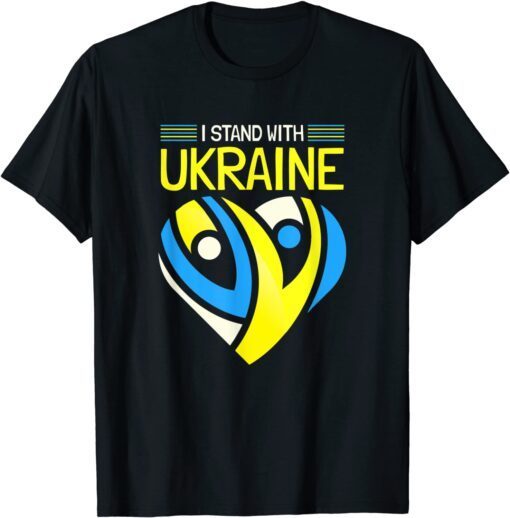 I Stand with Ukraine I Stand for Peace Anti-War Ukrainian Peace Ukraine Shirt