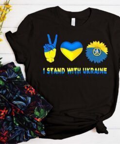 I Stand with Ukraine Strong Ukraine Peace Ukraine Shirt