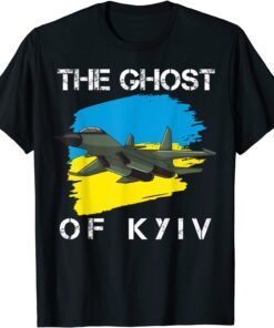 I Support Ukraine Pray For Ukraine The Ghost of Kyiv Peace Ukraine T-Shirt