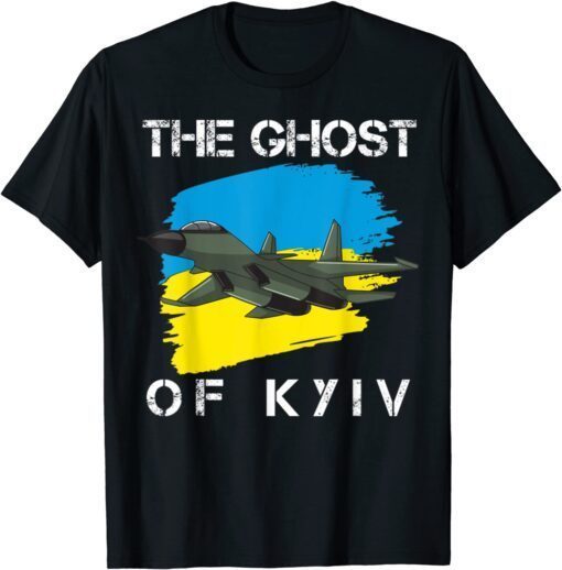 I Support Ukraine Pray For Ukraine The Ghost of Kyiv Peace Ukraine T-Shirt