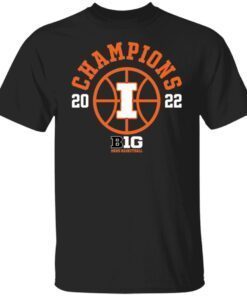 Illinois Basketball B1G Champs Tee shirt