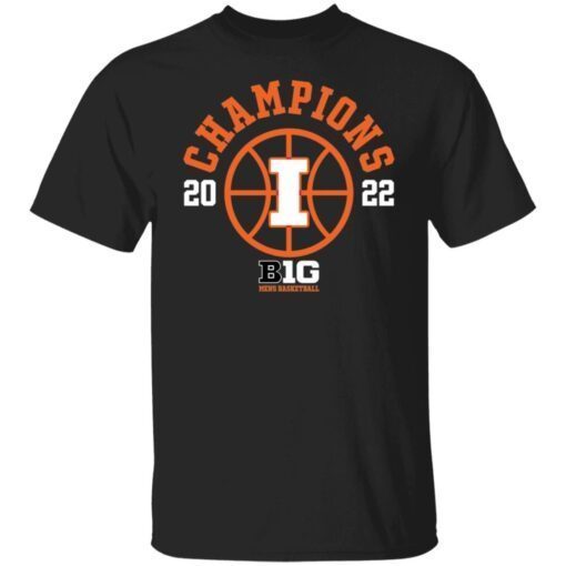 Illinois Basketball B1G Champs Tee shirt