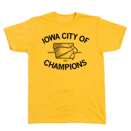 Iowa City Of Champions Tee Shirt