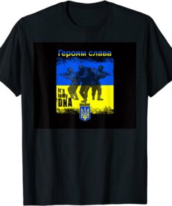 Anti Putin It's In My DNA Ukrainian Vyshyvanka Kozak T-Shirt