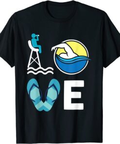 Love Swimming Swimmer Swim Athlete Water Sports Instructor Tee Shirt