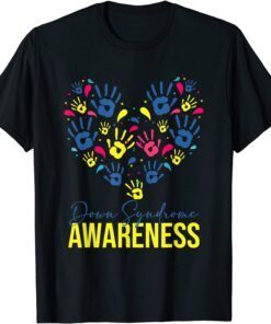 Love World Down Syndrome Day Awareness Socks 21 March Tee Shirt