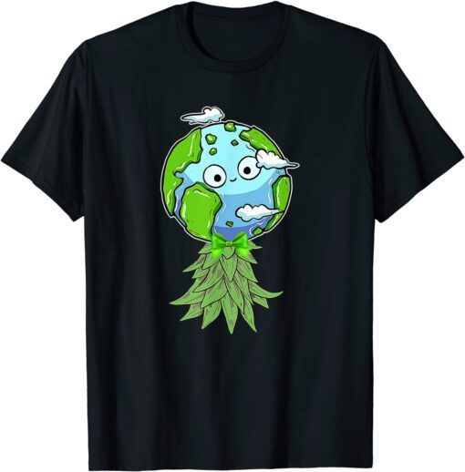 Mask Swinger Upside Down Pineapple Earth Day 2022 Tee Shirt