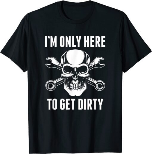 Mens Auto Mechanic Garage Fix Cars Mechanic Tools Tee T-Shirt