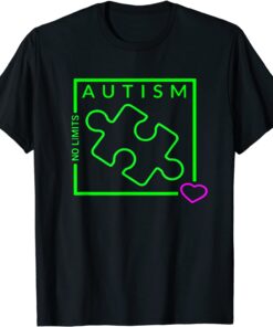 Moana Kai Surf Shop Autism Awareness No Limits Graphic Tee Shirt