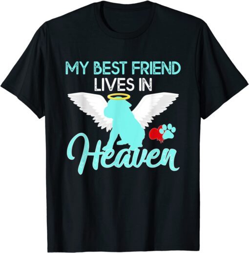 My Best Friend Lives In Heaven - Puppy Dog - Puppies owners Classic Shirt