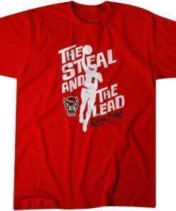 NC State Basketball: Raina Perez The Steal and the Lead Tee Shirt
