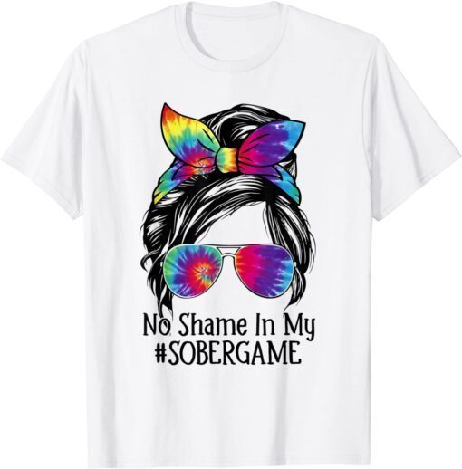 No Shame In My Sober Game NA Narcotics Anonymous Tee Shirt
