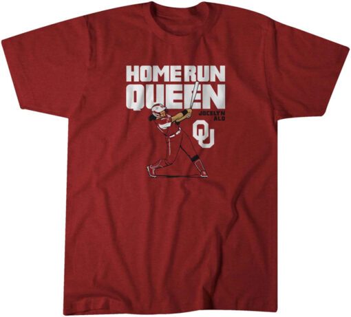 Oklahoma Softball Jocelyn Alo Home Run Queen Tee Shirt
