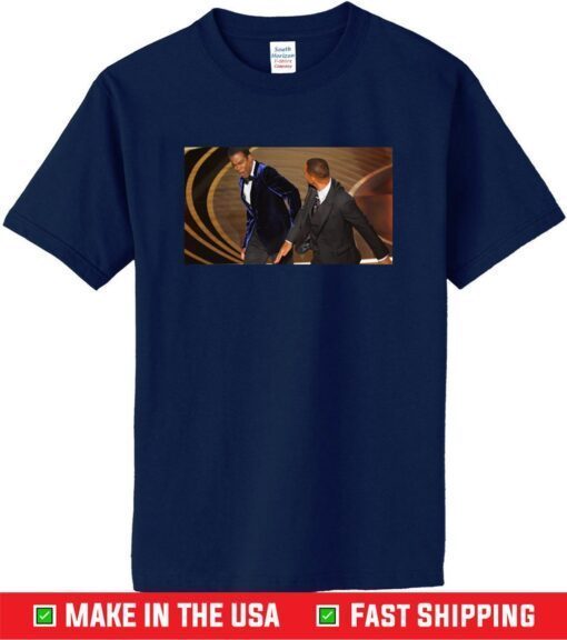 Oscars Will Smith slaps Chris Rock Tee Shirt