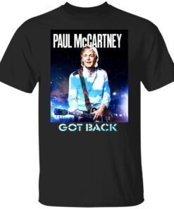 Paul Mccartney got back 2022 signature Tee shirt