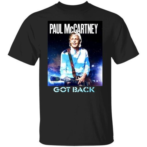 Paul Mccartney got back 2022 signature Tee shirt