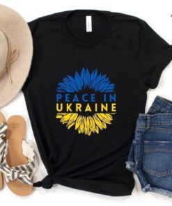 Peace In Ukraine Sunflower Peace Ukraine Shirt