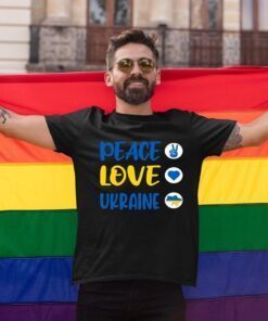 Peace Love Ukraine I Stand With Ukraine Peace Ukraine Shirt
