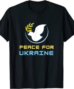 Stop Russian Peace for Ukraine Dove Stop War T-Shirt