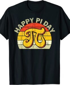 Pi Math Science STEM 3.14 Pi Day Vintage Retro Tee Shirt