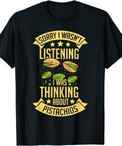 Pistachio Nuts Tree Ice Cream Dessert Unsalted Bowl Tee Shirt