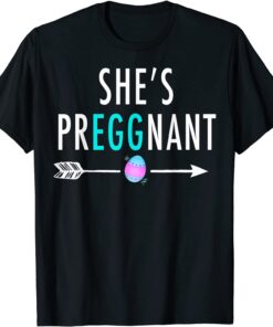 Pregnancy Announcements for Dad Easter Baby Reveal Tee Shirt