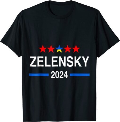 President Zelensky 2024 Election Ukraine Tee Shirt