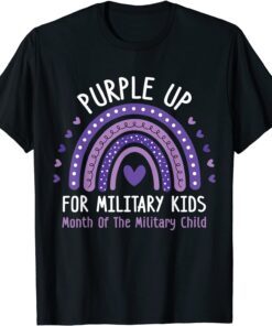 Purple Up For Military Kids Month of the Military Child T-Shirt