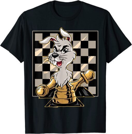 Rabbit Chessboard Chess Tee Shirt