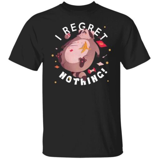 Raccoon – I Regret Nothing Tee Shirt